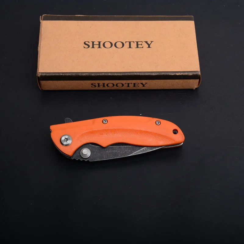 

High Quality 158-1 Folding Pocket D2 Blade G10 Handle Outdoor Camping Hunting Tactical Survival Knive EDC Tools