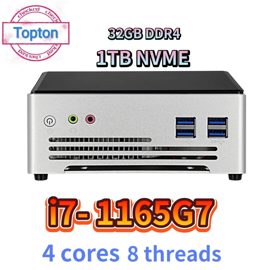 Мини-ПК 11 поколения Intel Core i9 10880H i7 1165G7 M.2 NVMe игровой пк на Windows 10 Pro ПК AC WiFi 2xLan 6 USB 3 0 |