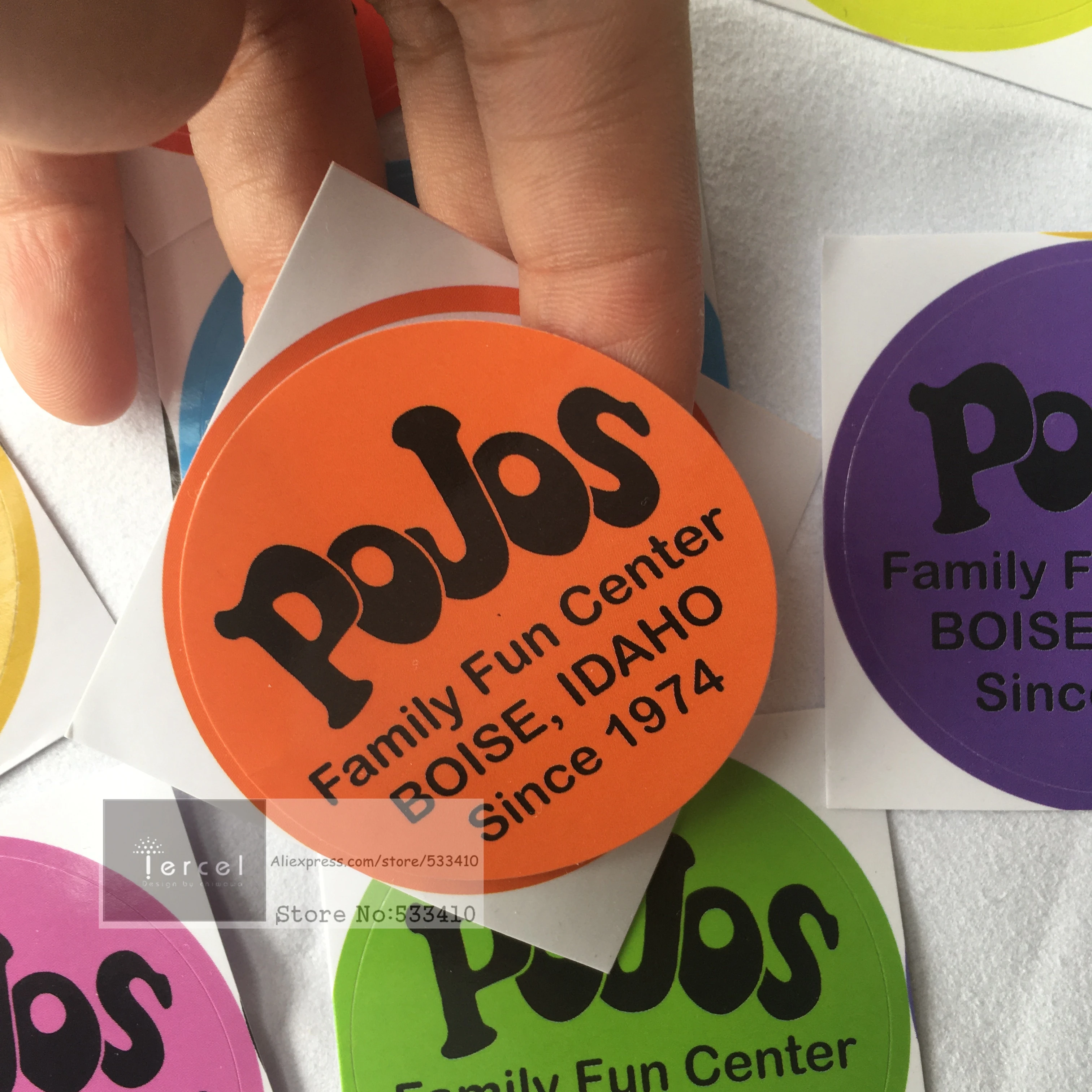No MOQ custom paper sticker label/Customized made OEM no PVC label with free shipping | Канцтовары для офиса и дома
