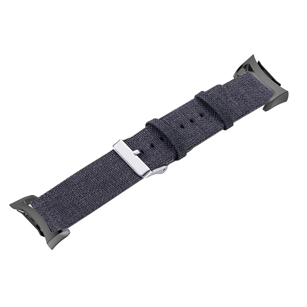 

Denim canvas breathable watch strap for Samsung Gear Fit2 R360 R365 pro Bracelet