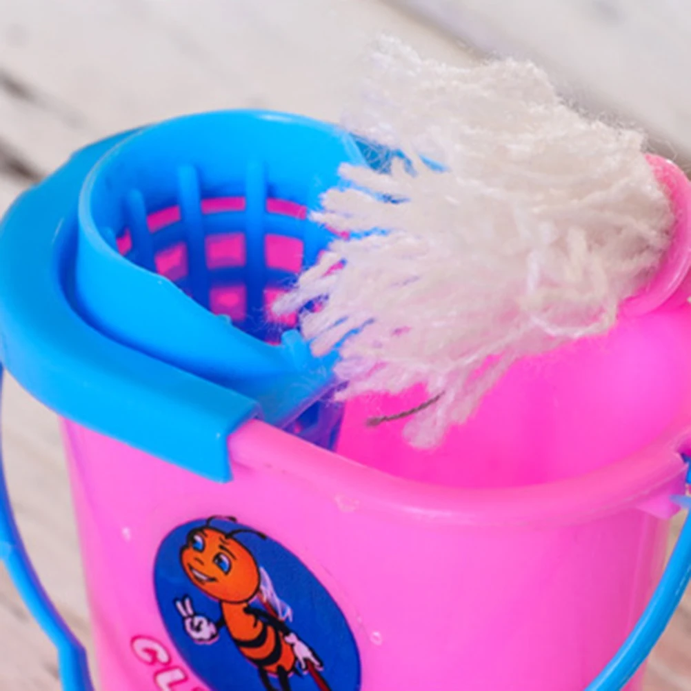 Набор для уборки дома кукол 9 шт./компл. набор Забавный пылесос швабра метла