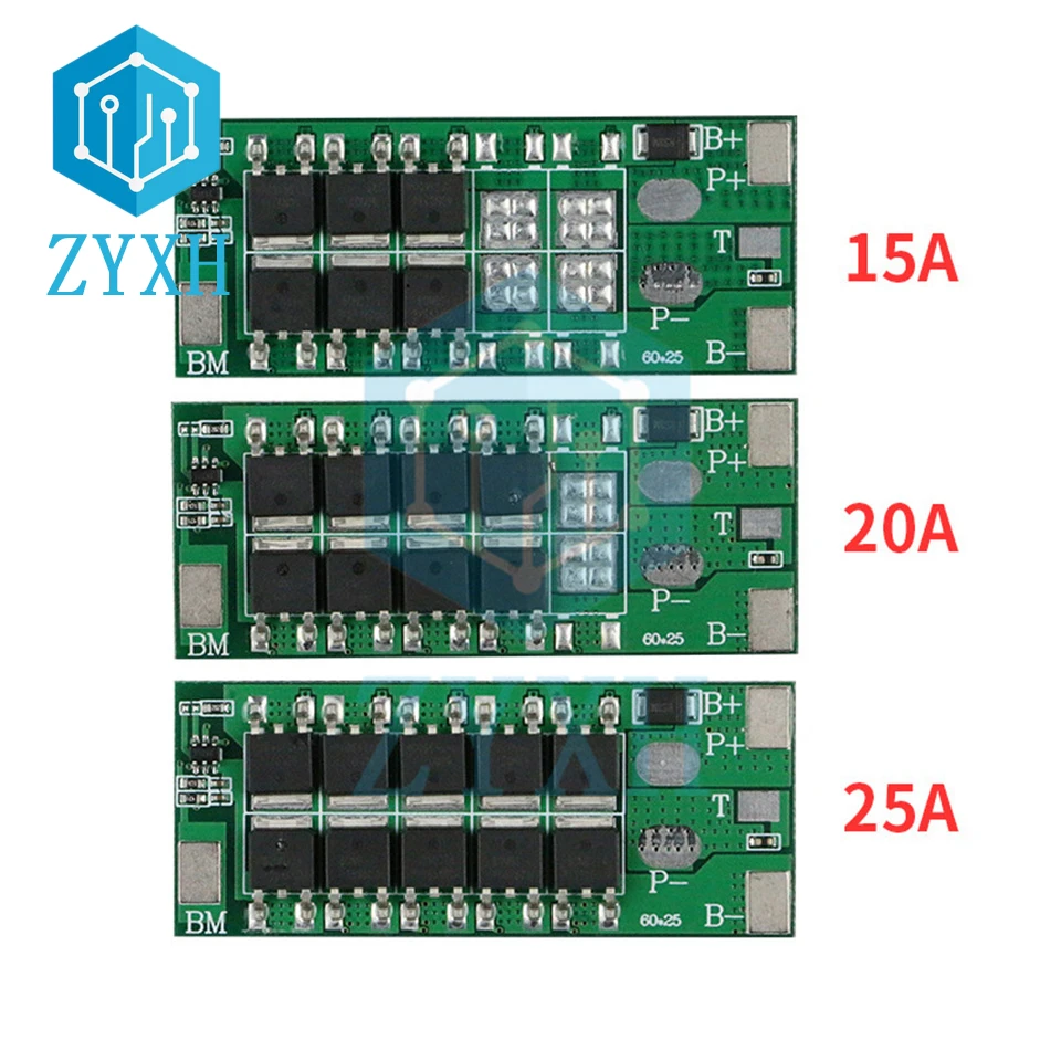 3,7 в 2S BMS 15A 20A 25A 7,4 V 18650 литиевая батарея, зарядная плата, защита от короткого замыкания для светодиодного источника питания (art.: 3920b8a7ff151) - 3920b8a7ff151