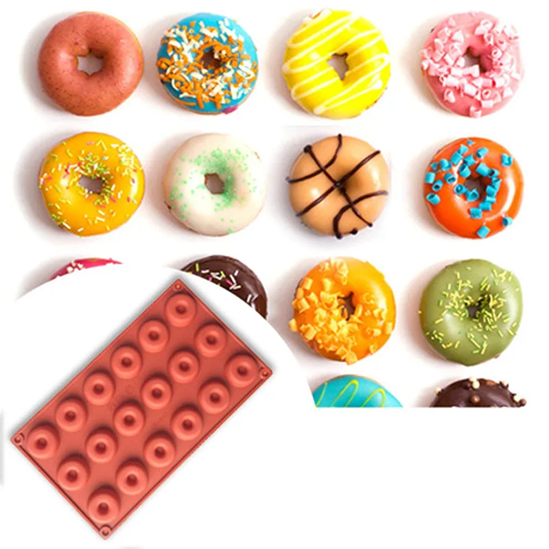 Круглый выпечки diy пончик серии силиконовые формы для торта Многофункциональный