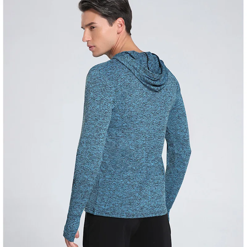 Мужская Светоотражающая спортивная куртка MA79 на молнии с дырками для большого