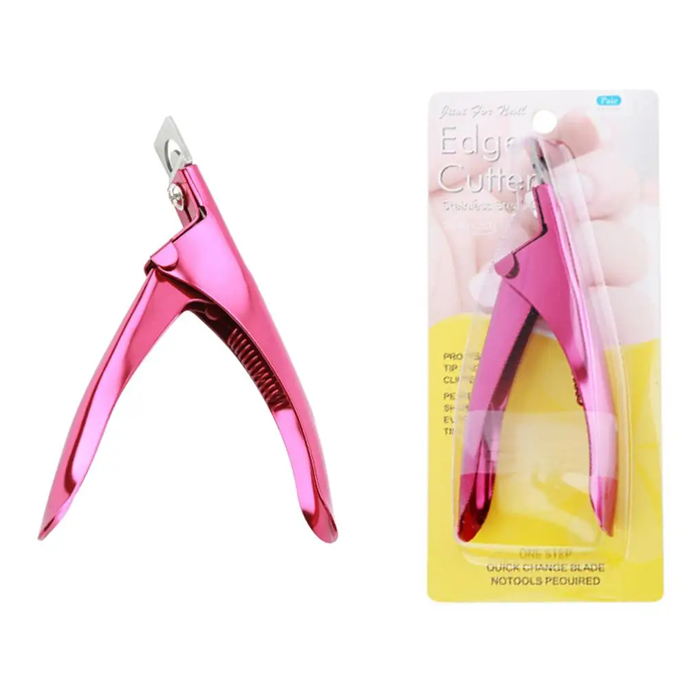 

Fake Nail Cutter Nail Clippers Straight Edge Acrylic Nail Clipper Tips Manicure Cutter Guillotine Cut False Nails Tools