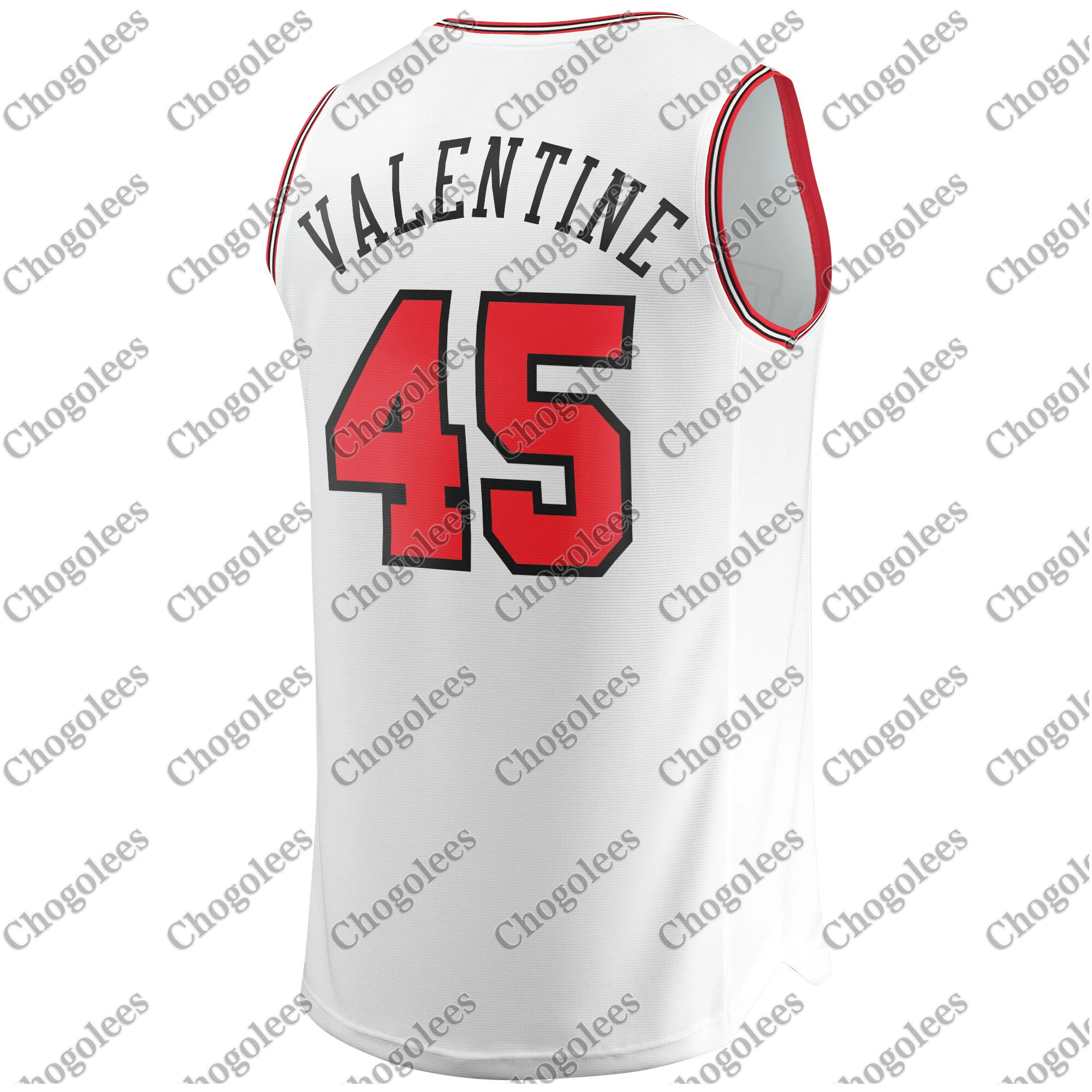 

Men Basketball Jersey Denzel Valentine Chicago Branded Fast Break Player Jersey Association Edition White
