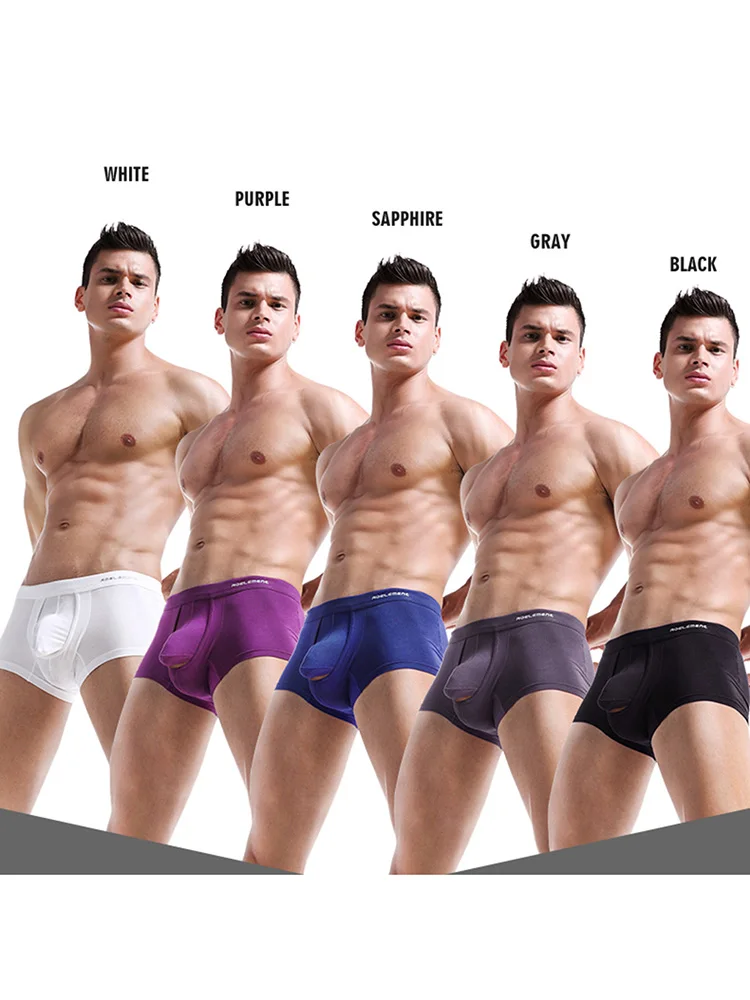 Мужское нижнее белье мягкие трусы с дырками физиологическое дышащее 2019|Мужские