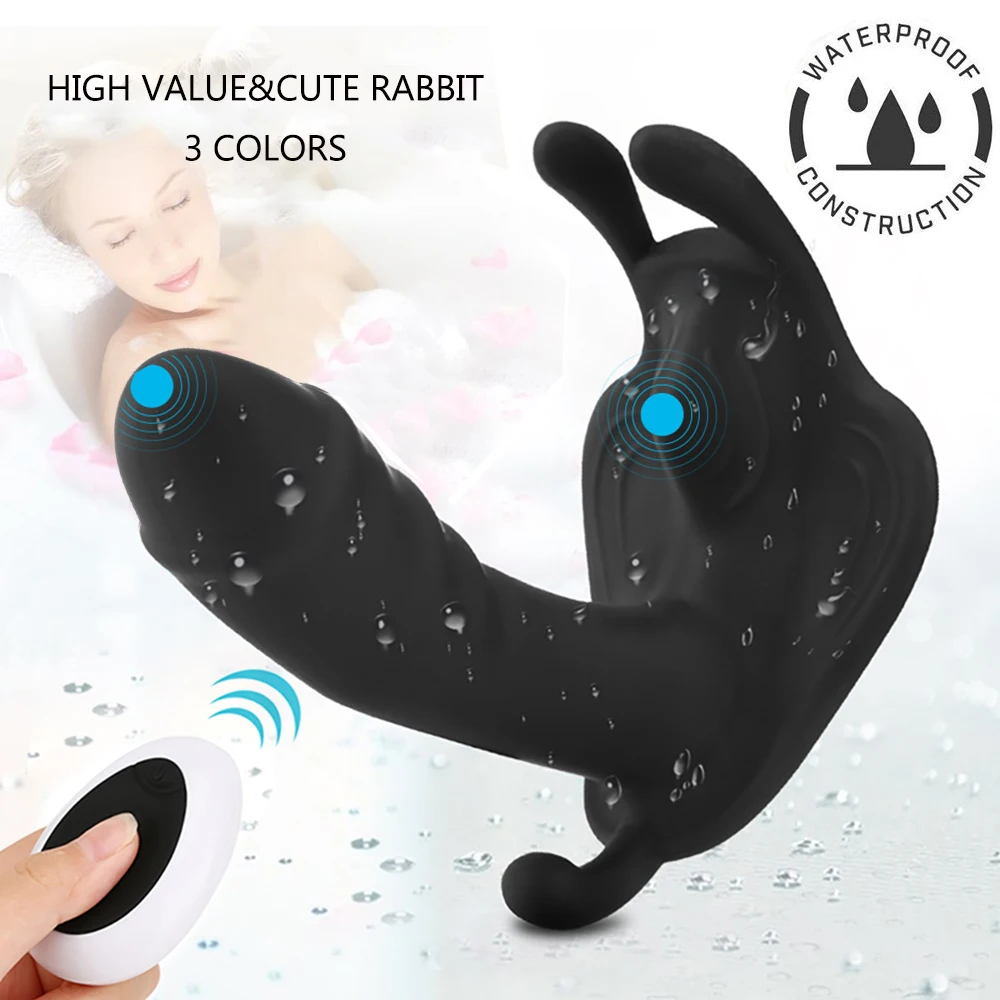 Носимый фаллоимитатор вибратор для женщин яйца вибрирующие трусики Стимулятор