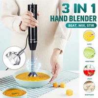 3 in 1 300w immersion hand stick blender 2 speeds electric food vegetable grinder hand held cooking complementary food machine