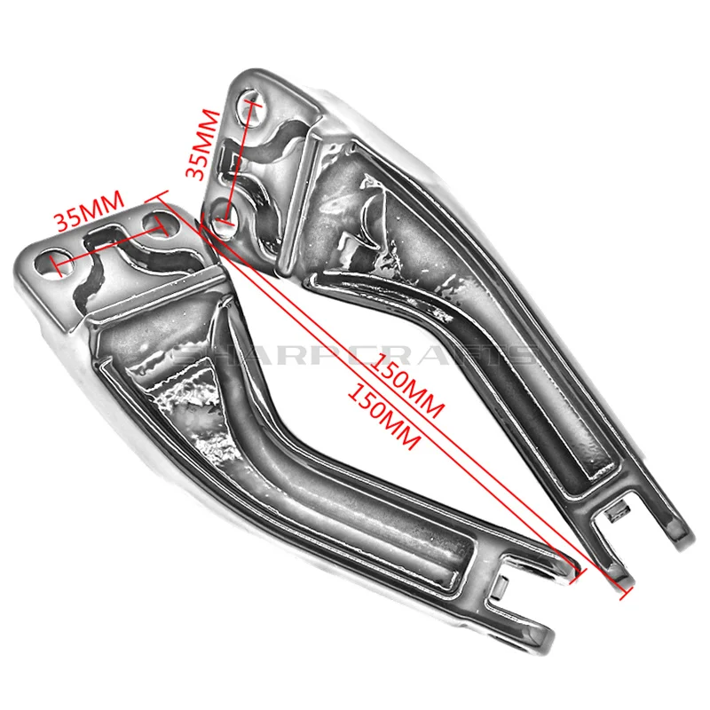 Пассажирские подножки, крепежные кронштейны для Harley Dyna Glide EFI FXDF FXDL FXDB FXDC FXD FLD FXDWG