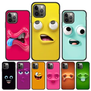case for iphone 11 case funny face phone case on iphone 12 pro max 13 7 8 plus xr xs x se 2022 6s 6 5s iphone12 mini soft covers free global shipping