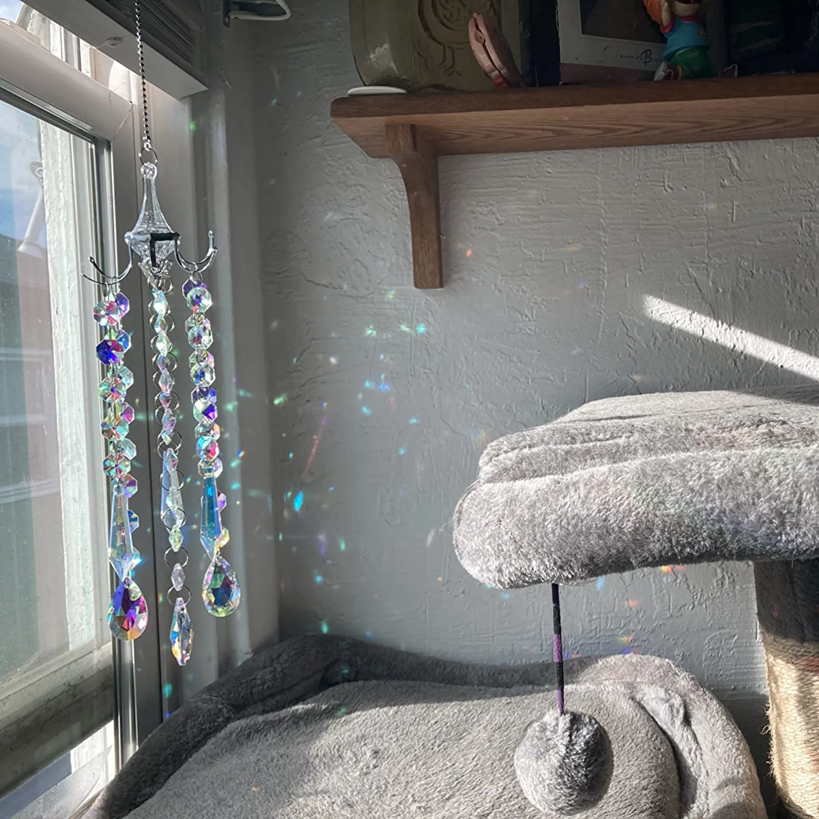 Декоративные поделки люстра ветряные колокольчики с покрытием хрустальные