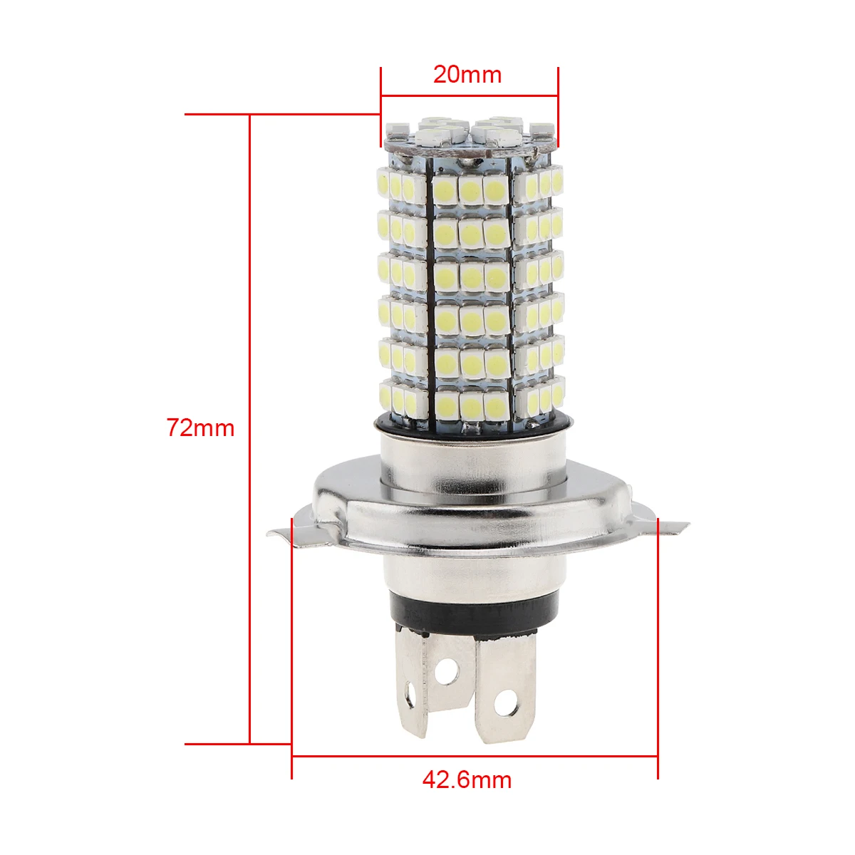 Автомобильные противотуманные фары 2 шт./лот белый HB2 3528 H4 9003 120-SMD дальнего