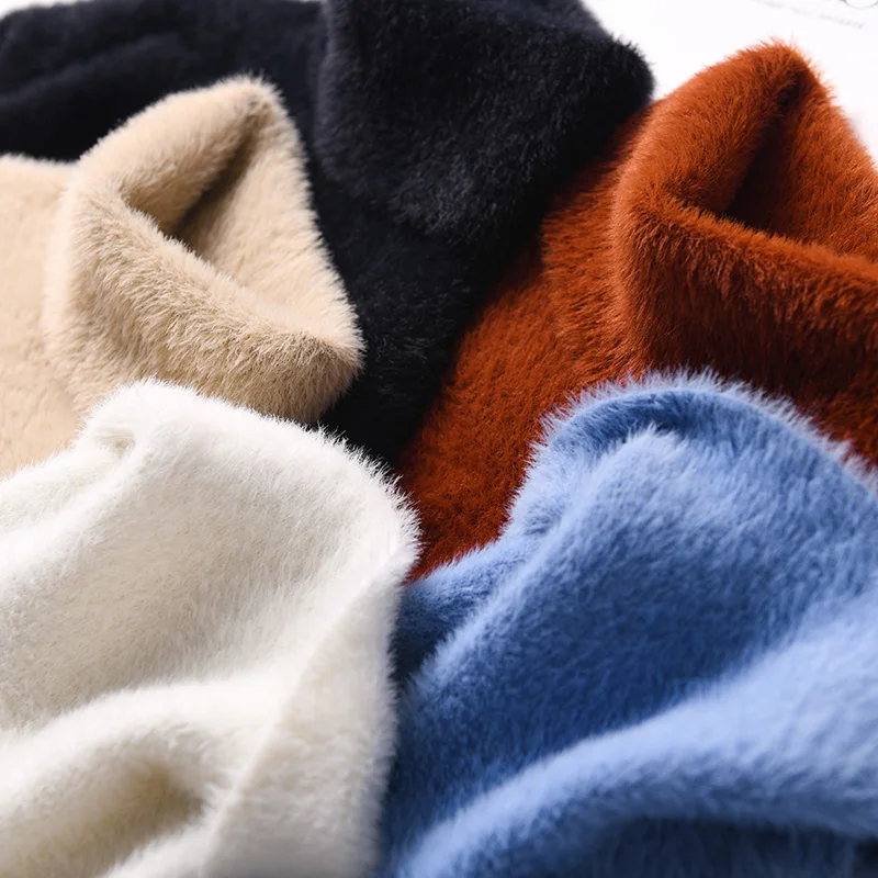 2019 Высокое качество женский свитер водолазка мягкие Джемперы Норка Кашемир