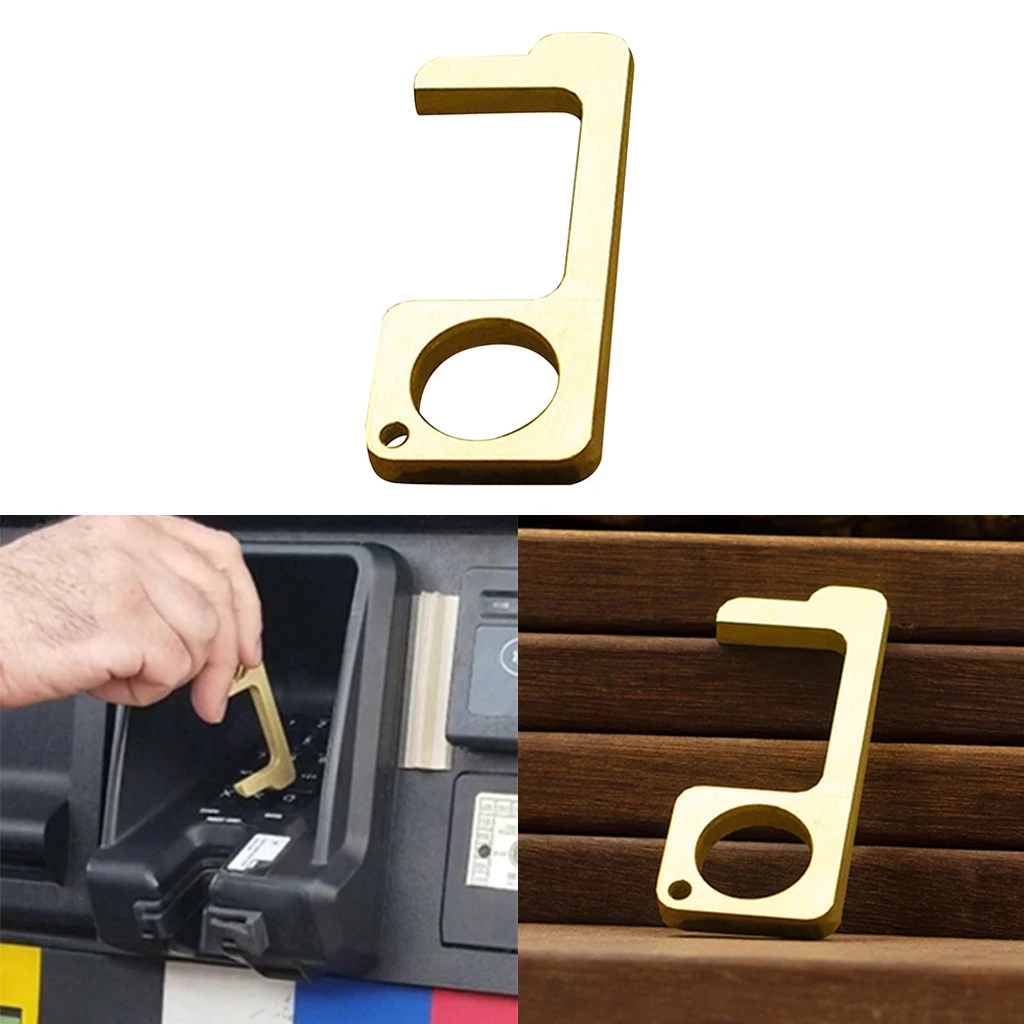 Портативный пресс инструмент для лифта гигиена ручная Антимикробная сплав EDC