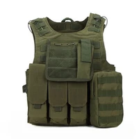 military tactical vest plate carrier chest rig load bearing vest molle system wargame armor hunting and equipment accessories
