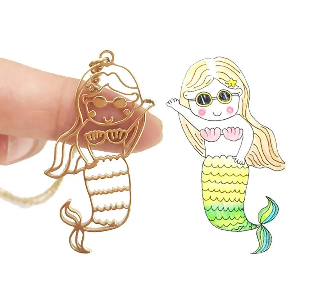 Изготовленное на заказ ожерелье с рисунком художника детская картина любая