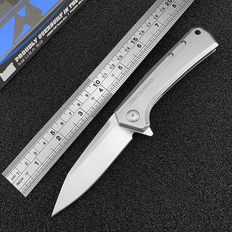 

Outdoor Folding Knife EDC High Hardness Titanium Alloy Sharp Pocket Self-defense Fruit Knife Wilderness Camping Fishing Tools