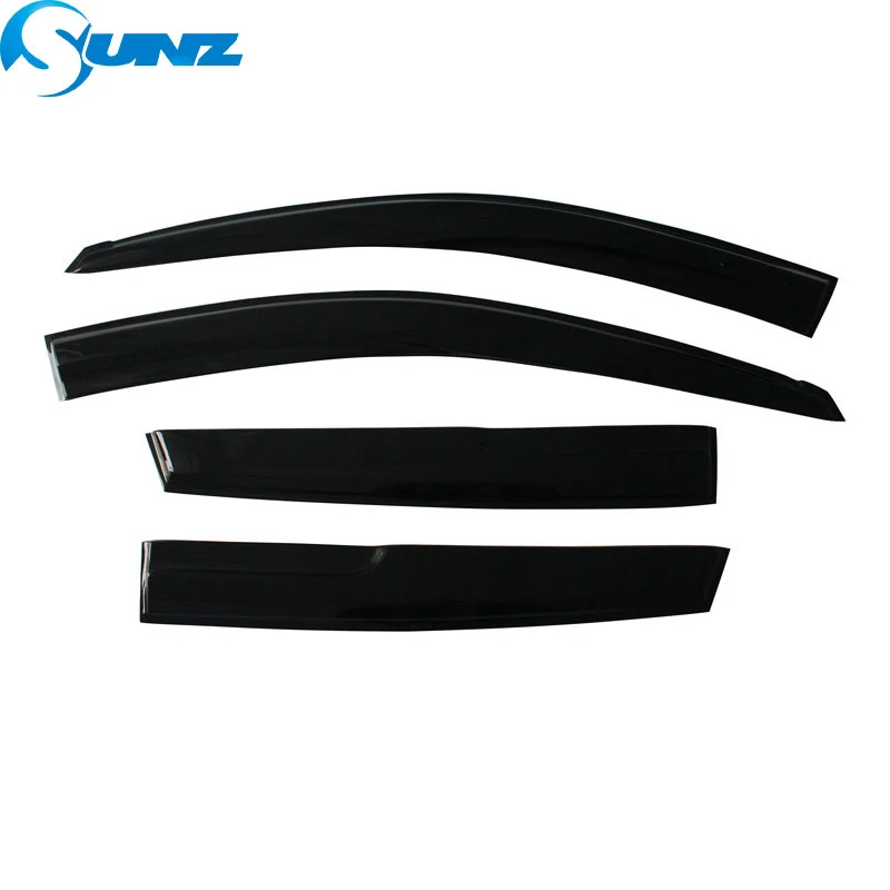 Черные боковые оконные дефлекторы защита от дождя дверной козырек для VW PASSAT 2011 2018