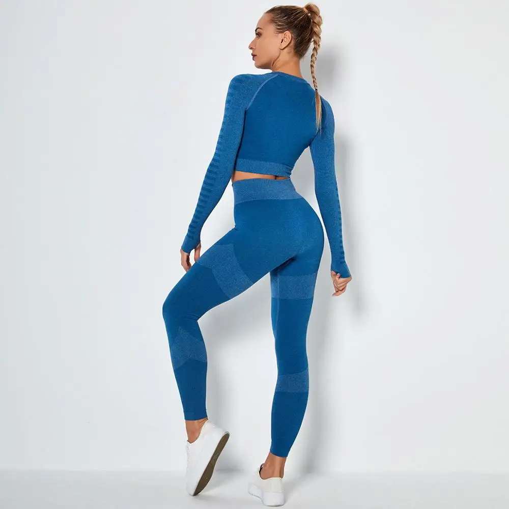 

Seamless Yoga Set Women Fitness Sports Suits Pants+Shorts+Bra+ Crop Top Shirts High Waist Leggings Suit Gym Clothes Workout Set