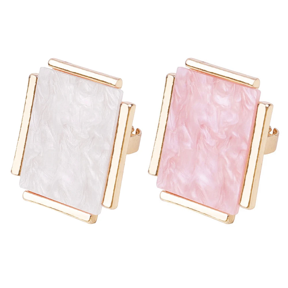 

1Pc New Resin Stone Nail Art Palette Finger Ring False Nails Tips Drawing Color Mixing Display DIY Manicure Polish Gel Tool