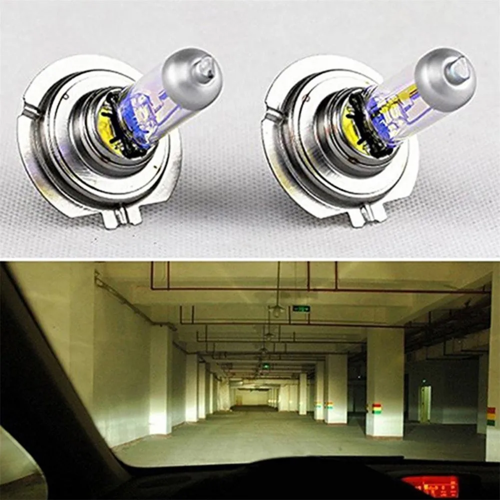 

2pcs H7 55W 12V Xenon Good Car Headlights Super Bright Lamp Car Accessories High Quality For Car Lights H7 Halogen Lamp Durable