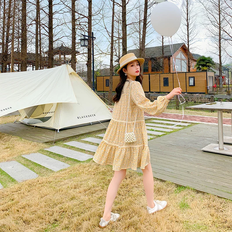 

Новое Цветочное платье для японских кукол весна-осень