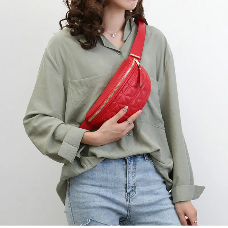 

PU Leather Fanny Packs for Women Solid Color Small Summer Fashion Waist Packs Female Phone Purses Ladies Chest Bags Mini Bag
