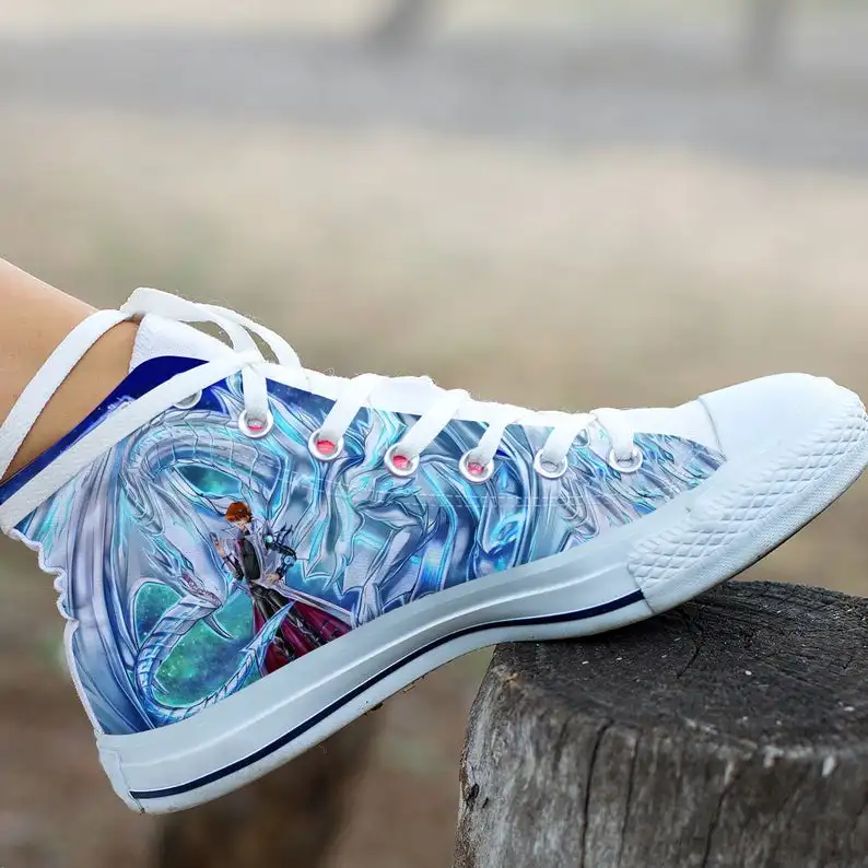 

Kaiba High Top , Yugioh Custom High Top , Cartoon Custom Shoes, Mens Womens Designer Leisure Sneakers Men Casual Canvas Shoes