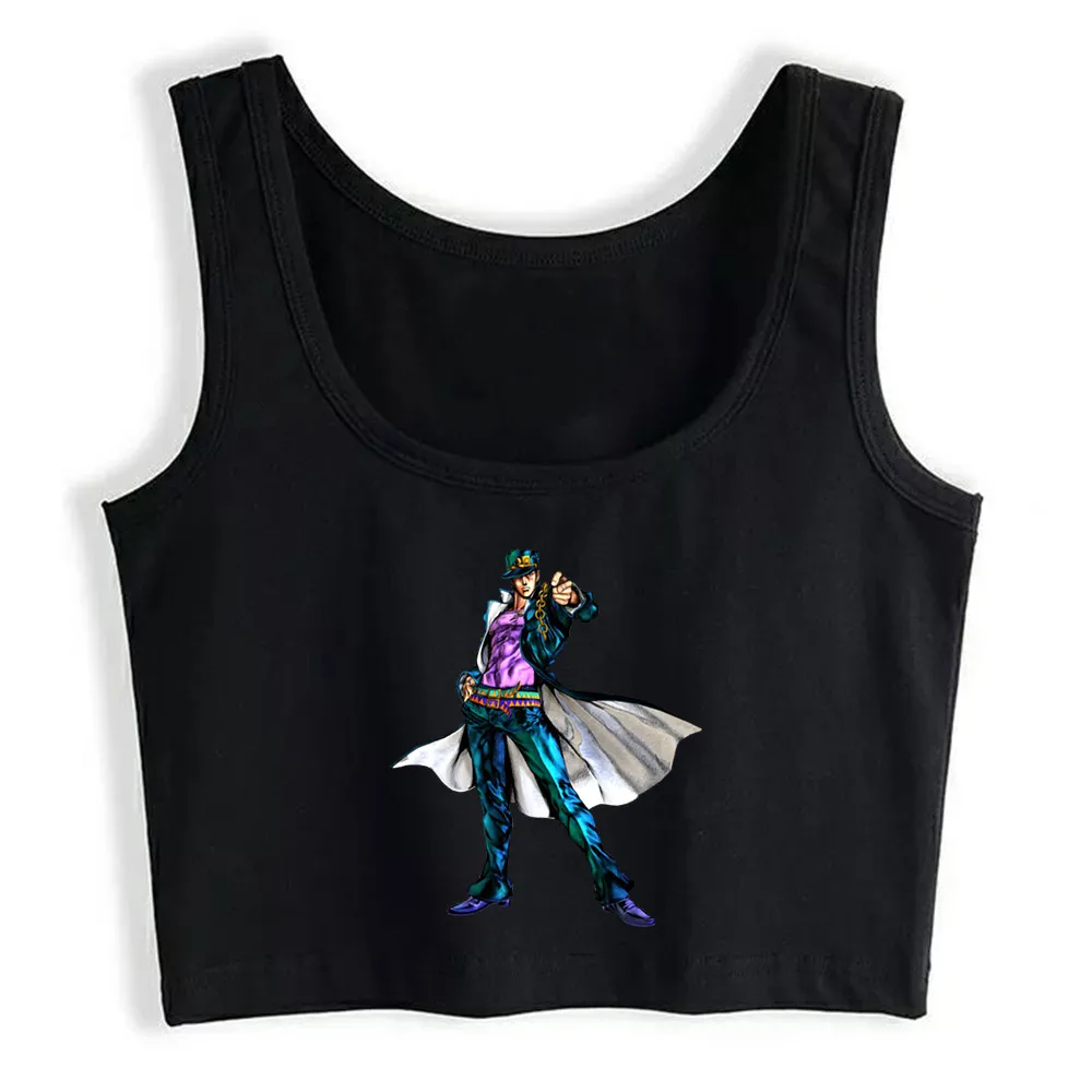 

Crop Top Women Jotaro Kujo Harajuku Tank Top Women Vintage Women Clothes