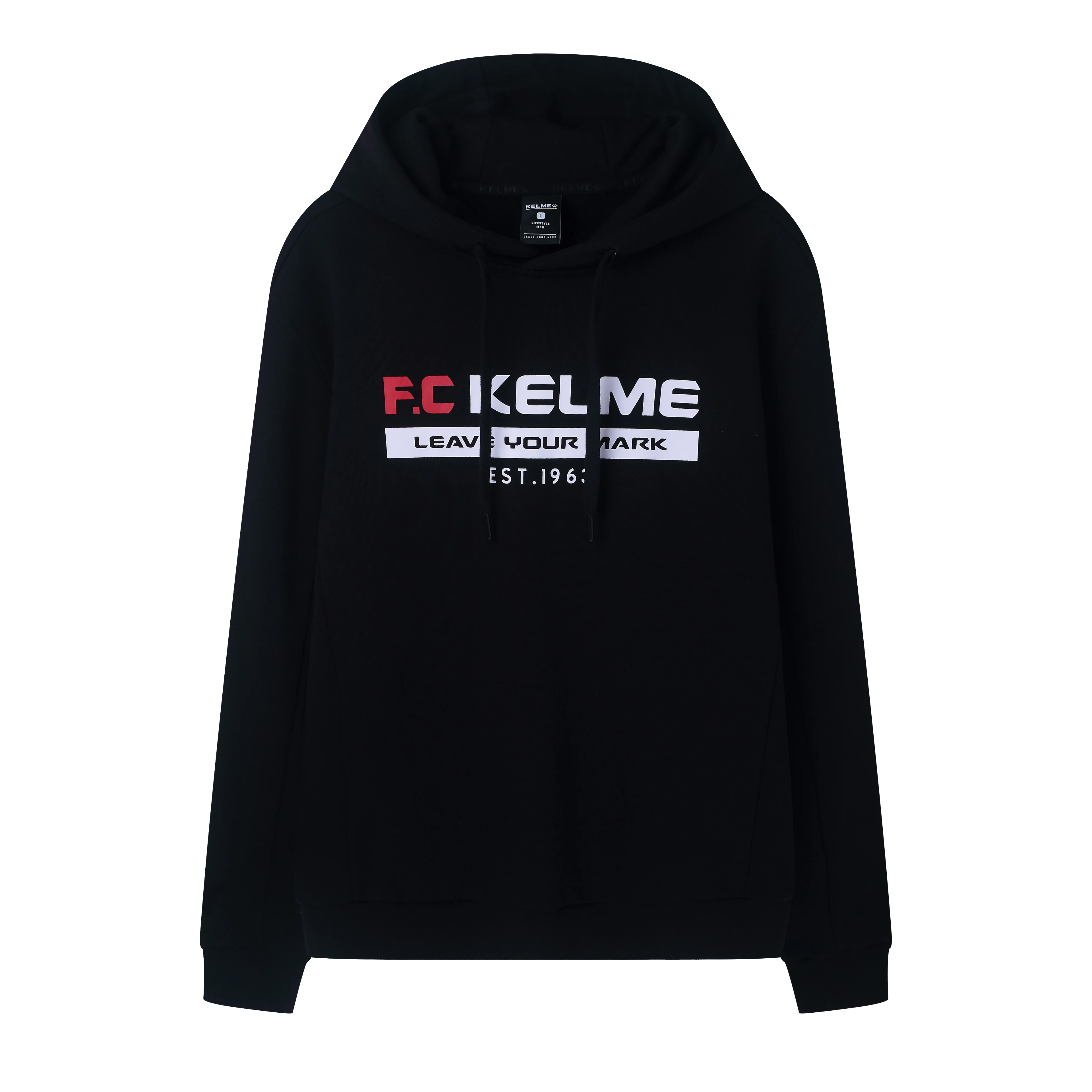 Мужская толстовка с капюшоном KELME белая Повседневная Толстовка в стиле хип хоп