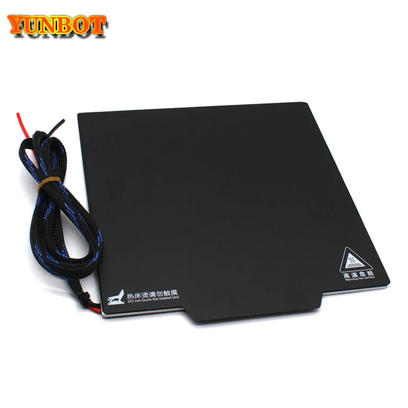 Детали для 3d-принтера Ender тепловая платформа алюминиевая с кабелем 235*235*3 мм 24 в вт