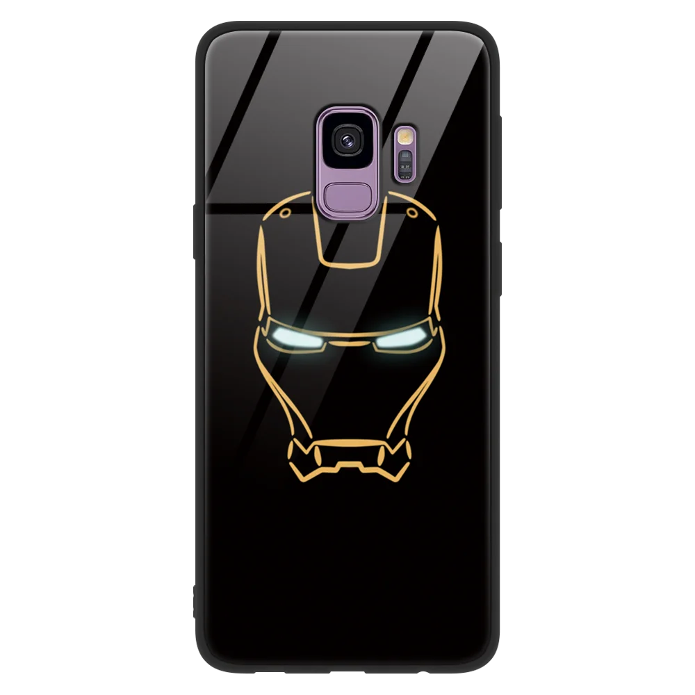 xtgtx С принтами "Marvel", "Мстители", Стекло чехол для samsung Galaxy A50 A70 A40 A30 A9 J5 J7 J4 J6 A6 A7 A8 S8 S9 S10 плюс S10e Примечание 10 Pro 8 9 чехлы - Цвет: xtgtx
