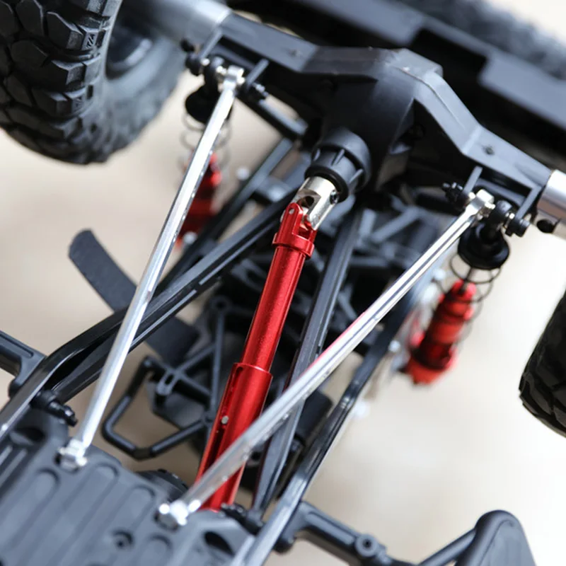 Для AXIAL SCX10 Wrangler RTR Алюминиевый задний нижний и верхний звенья длина деталей 122 мм