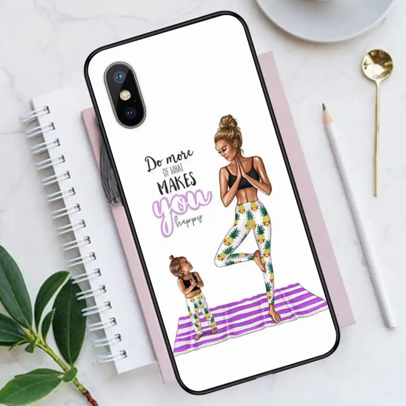 

Baby Mom Girls love Phone Case for iPhone 11 12 mini pro XS MAX 8 7 6 6S Plus X 5S SE 2020 XR