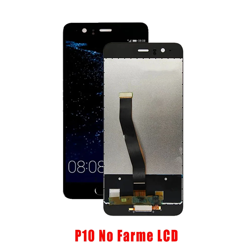 Piezas de Repuesto de digitalizador de pantalla t&aacute;ctil LCD de 5,1 pulgadas para Huawei P10, VTR-L09 LCD, L29, AL00, TL00-5