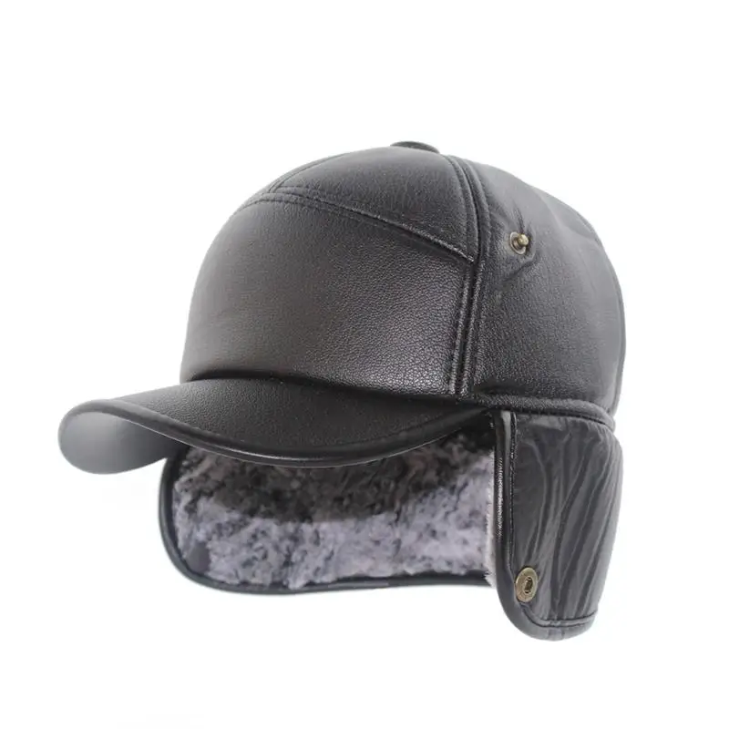 Зимняя теплая шапка Lei Feng мужская для холодной погоды Женская Толстая шерстяная с