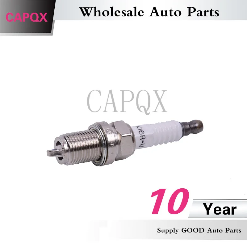 CAPQX 4 шт. иридиевая Свеча зажигания 90919 01176 K16R U для YARIS ECHO VIOS COROLLA PREVIA HILUX 4runner LAND CRUISER