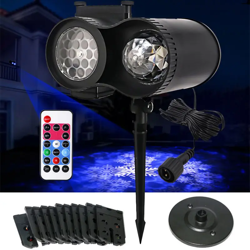 Праздничный светильник Рождественская лазерная Лампа для проектора