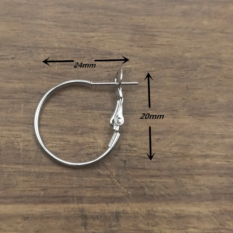 Новинка 20 шт. фурнитура для сережек сделай сам застежки крючки самостоятельного