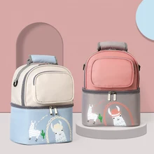 Insulation Bag Milk Storage Breast Pump Maternity Cooler Double Layer Fresh Keeping Baby Food Backpack Feeding Bottle For Mother