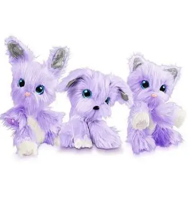 purple Глухая коробка Scruff плюшевая игрушка Luvse банная собака, кошка, кролик, кукла, спасите животных, плюшевые забавные мягкие игрушки, украшение для девушки, специальный подарок - Цвет: purple
