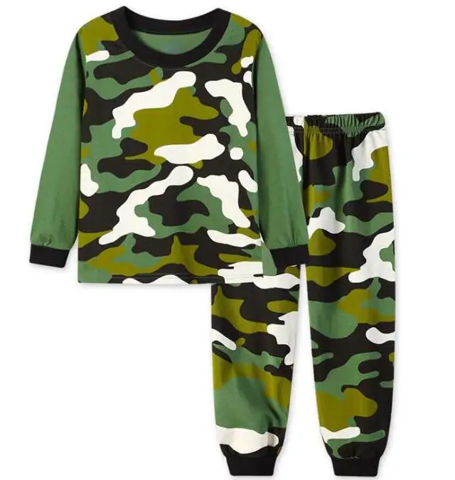 Детская осенняя камуфляжная футболка с длинным рукавом брюки женская одежда для