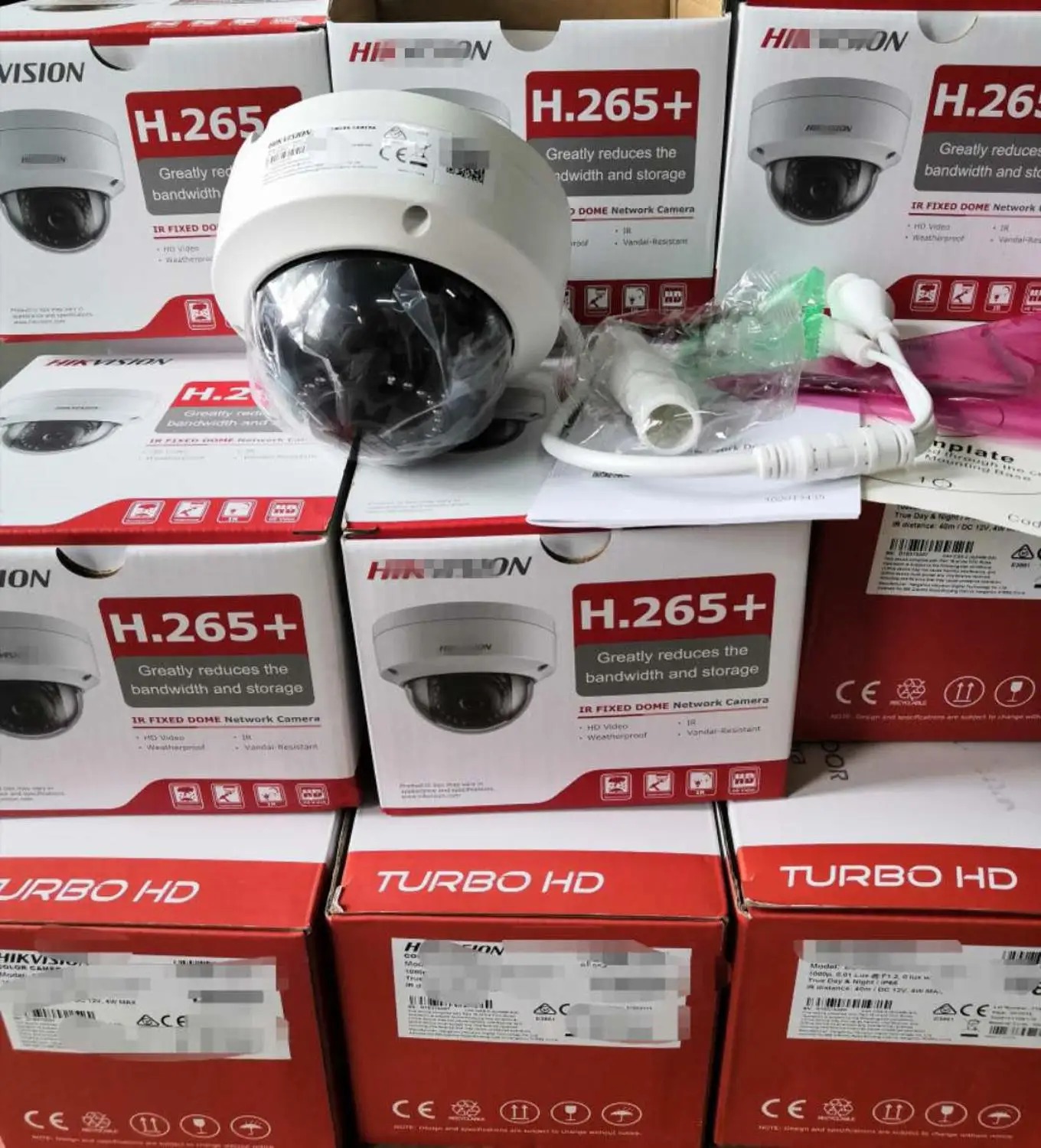 Hik sion DS 2CD1143G0 I POE камера видеонаблюдения 4MP IR Сетевая купольная 30 м IP67 IK10 H.265 + слот