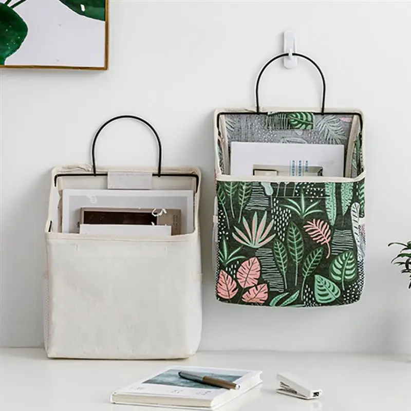 

Подвесная сумка для хранения, простая корзина для хранения, Настенная Корзина для комнаты, общежития