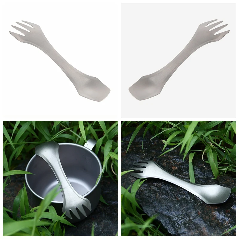 Вилка для пикника 3 в 1 из титановой вилки кемпинга ульсветильник кие