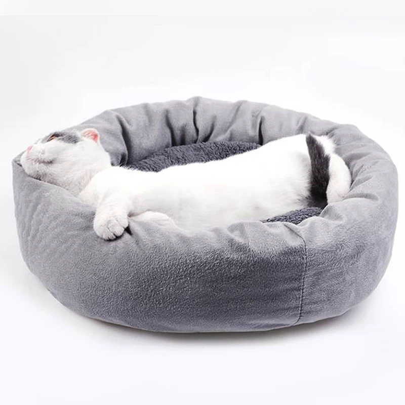 Hoopet Pet Cat диван для отдыха яйцо Tart образный дом PP Хлопок кошка кровать мягкий плюшевый Кот коврики большая корзина собака матрас товары для домашних животных