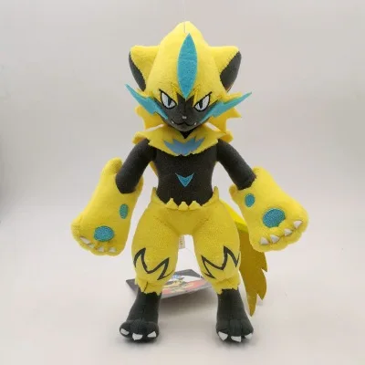 

Hot Toys Pokemon anime Contoon 32CM Zeraora Plush Doll Stuffed Toy Limited Plush Doll Toy Present New Year's Gift