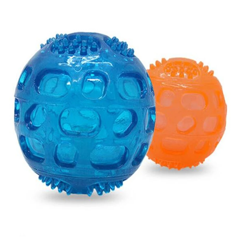 

Pet Dog Cat Puppy Sounding Toys Polka Squeaky Toy Playing Balls Pet Chewing Toy Pet Chewing Accessories