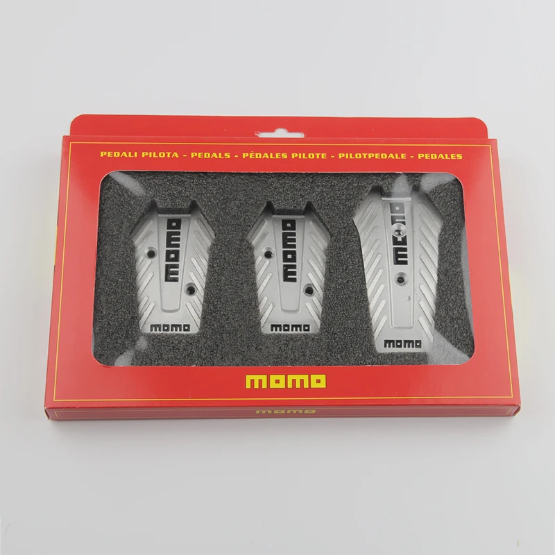 Педали MOMO Style nero для гоночных автомобилей универсальные ручные тормозные ножная
